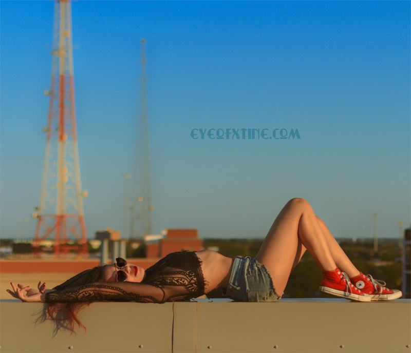 Female model photo shoot of Veronica Lizarraga by Eye of Xtine