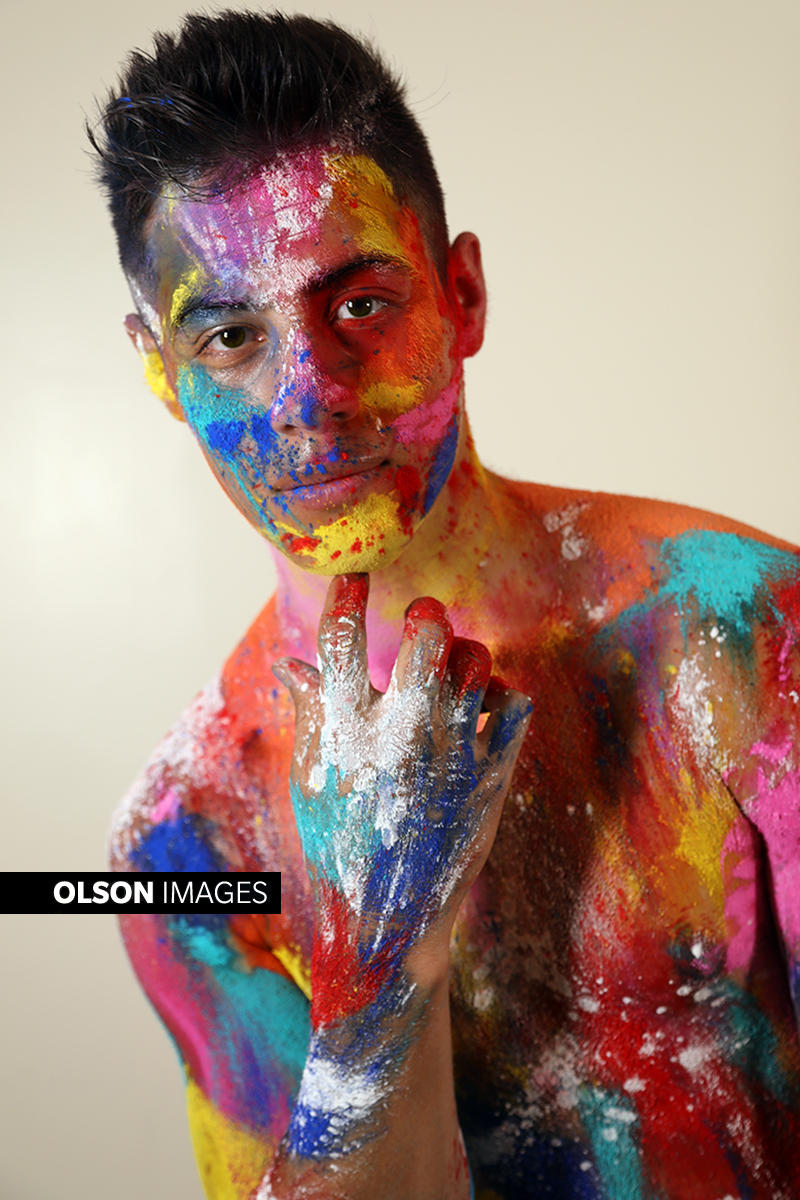 Male model photo shoot of BlakeValen8 by OLSON IMAGES in Brooklyn Studio