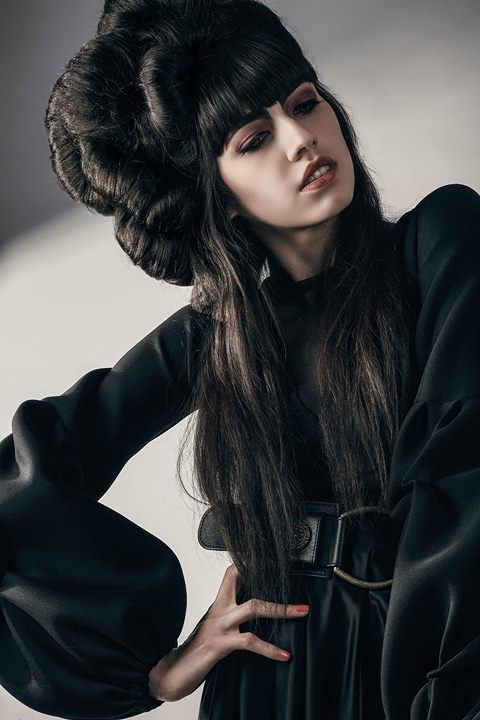 Female model photo shoot of Julia Lion Hair