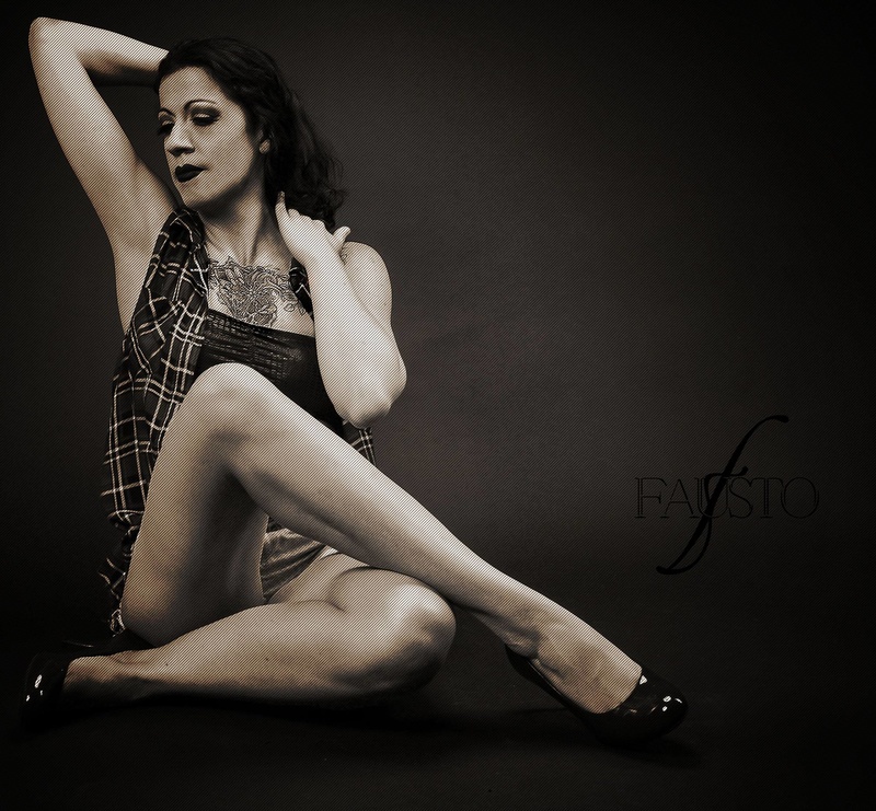 Female model photo shoot of TrinaKay  by Fausto II in Wichita, KS