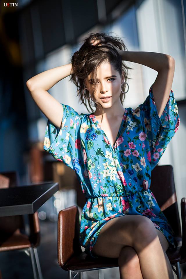 Female model photo shoot of Mihaela R in Chișinău
