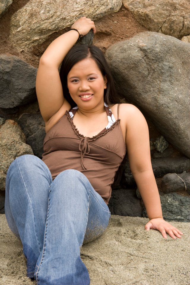 Female model photo shoot of Cheryll Lynne  Mulato in Laguna Beach, California