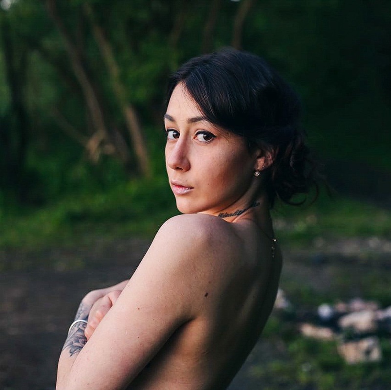 Female model photo shoot of UlyaTymo in Moscow