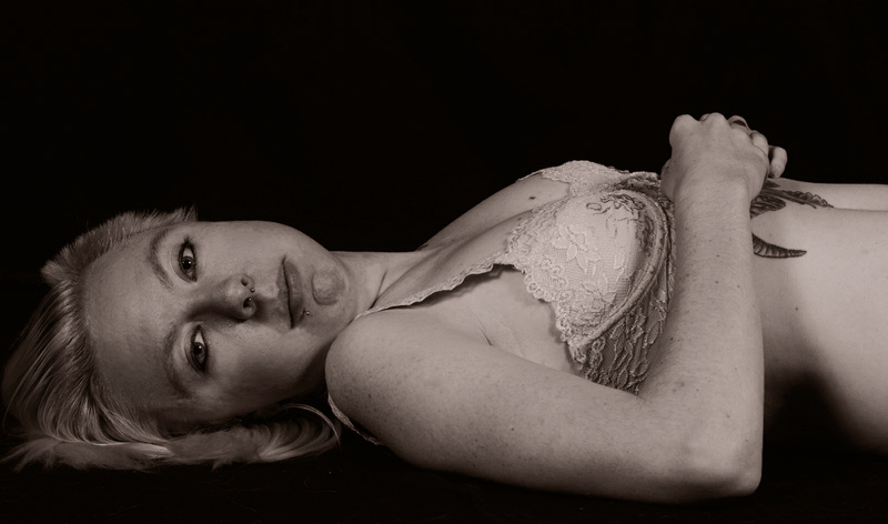 Female model photo shoot of TattooedArcher by cThomas in Helena, MT