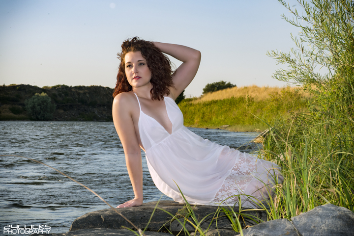 Female model photo shoot of Mallory007 by 24Clicks Photography in Madison River