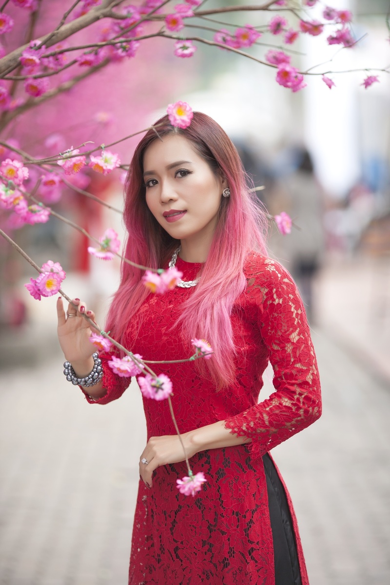 Female model photo shoot of Nita Tang