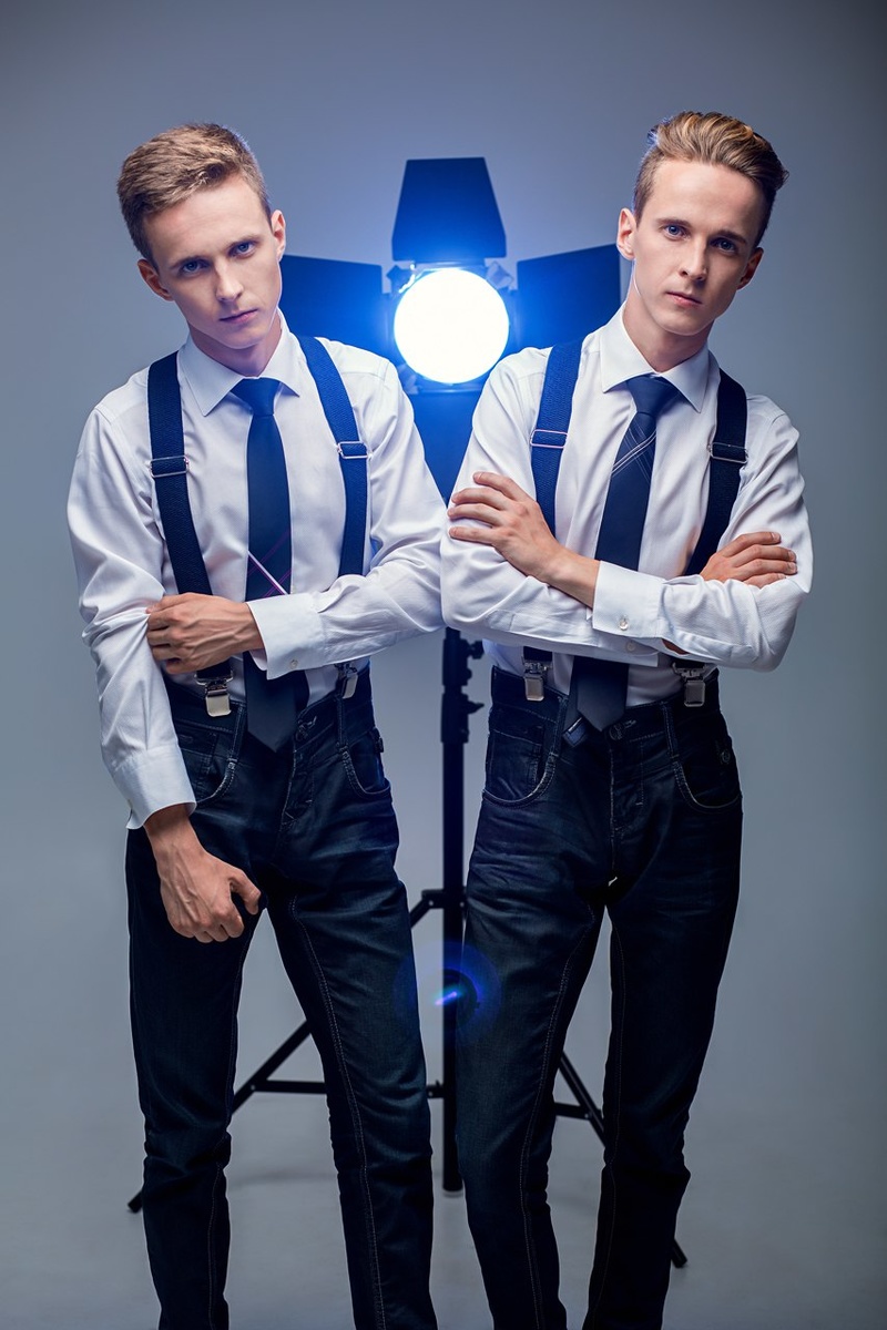 Male model photo shoot of TwinsFilippAndKirill in Moscow, Russia