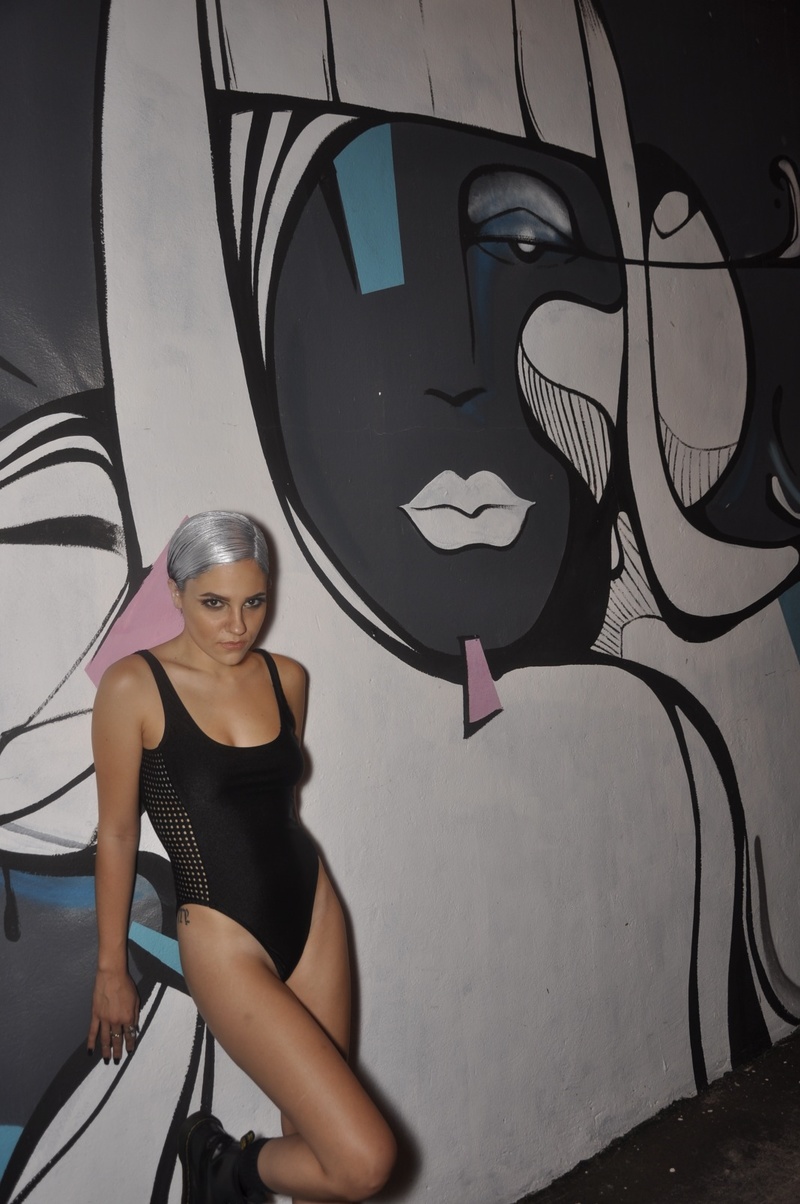 Female model photo shoot of Bursting with Passion in Wynwood, Miami, FL
