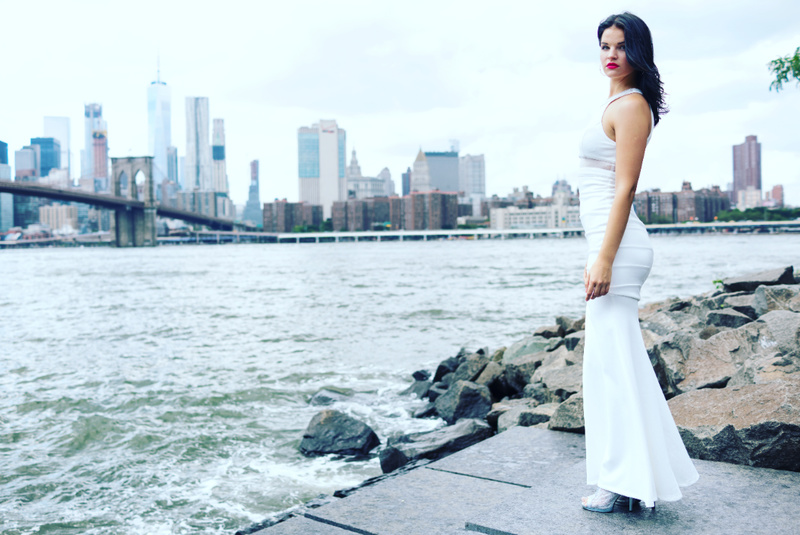 Female model photo shoot of Ekaterina Sanford  in New York City