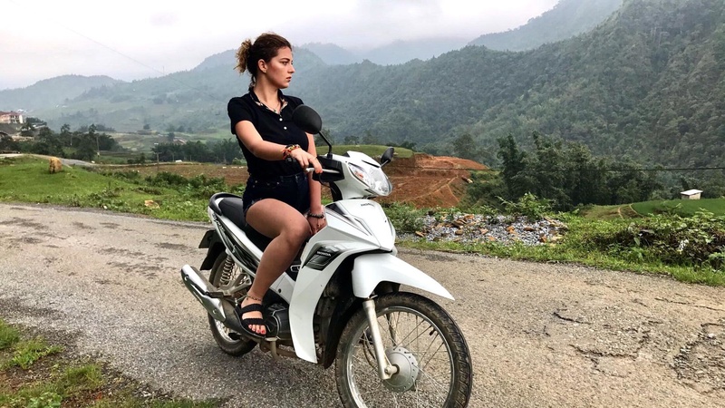 Female model photo shoot of Oliwia Bednar in Vietnam, Sapa