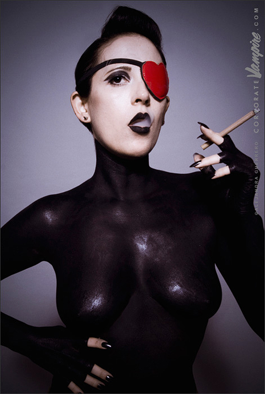 Female model photo shoot of Corporate Vampire in Chicago