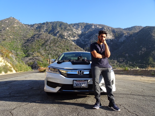 Male model photo shoot of TonyTonoyan in Angeles Crest Highway
