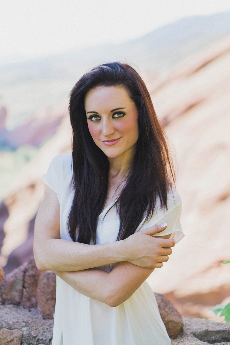 Female model photo shoot of FitLyn by Rose_Photography in Red Rocks Amphitheater