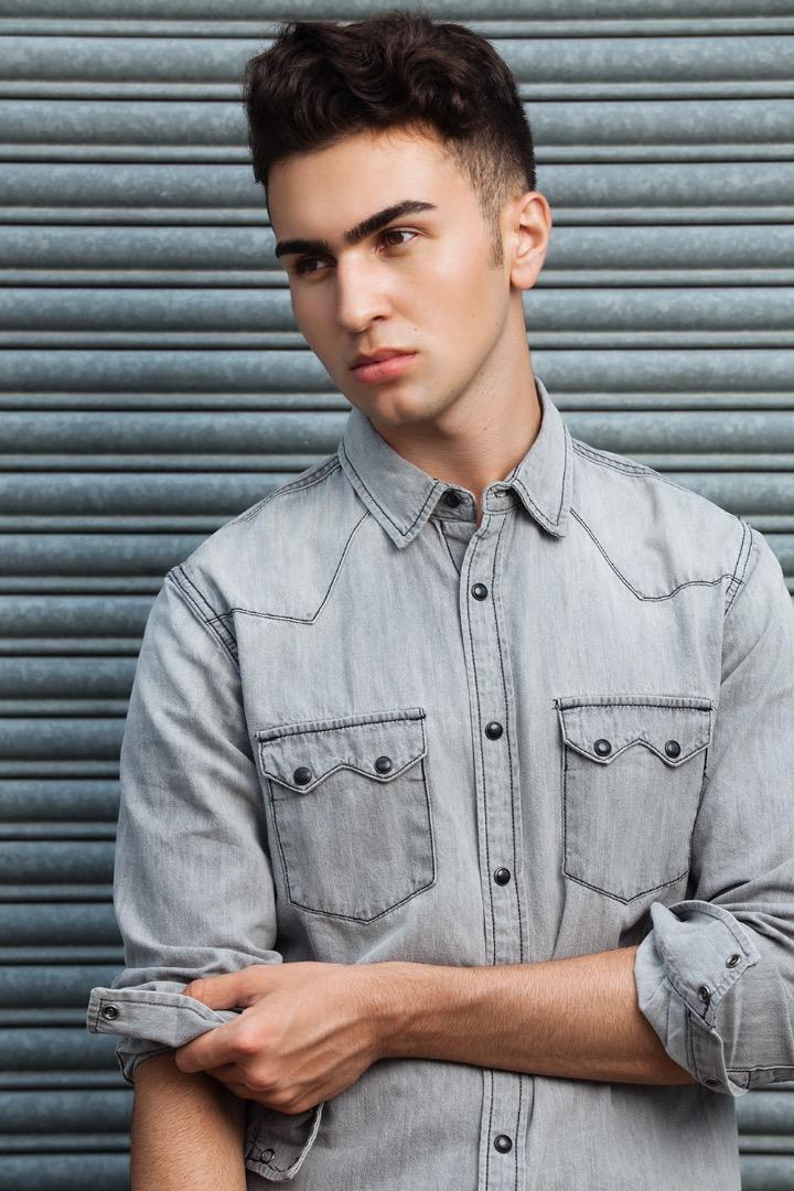 Male model photo shoot of Josh_bag