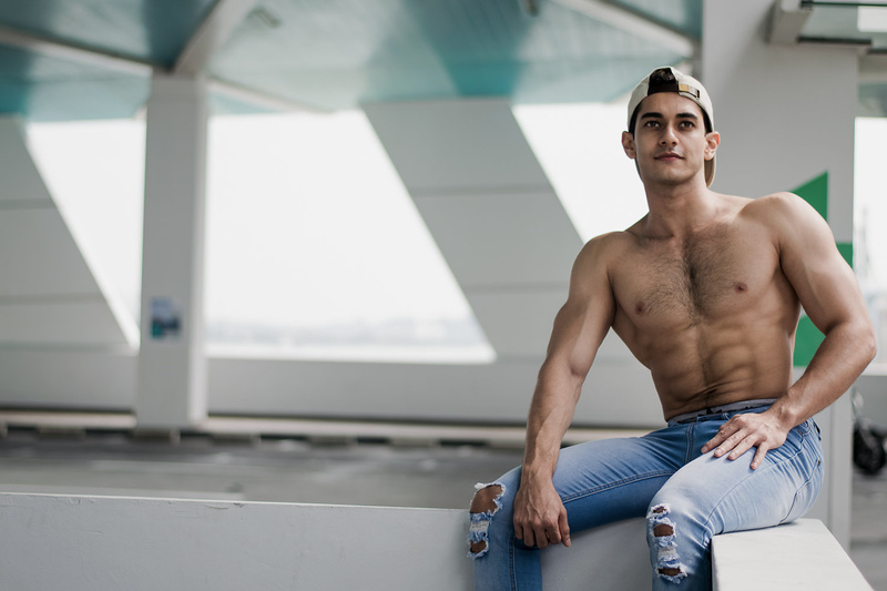 Male model photo shoot of henrykat in Singapore