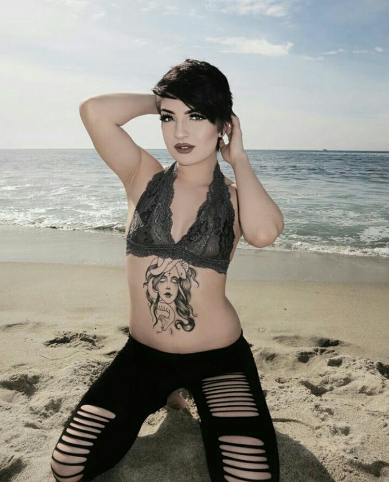 Female model photo shoot of Kasey Lauren in Laguna Beach