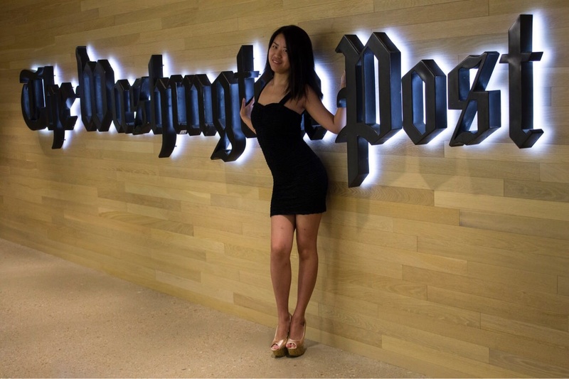 Female model photo shoot of Sue-Anne in The Washington Post. DC