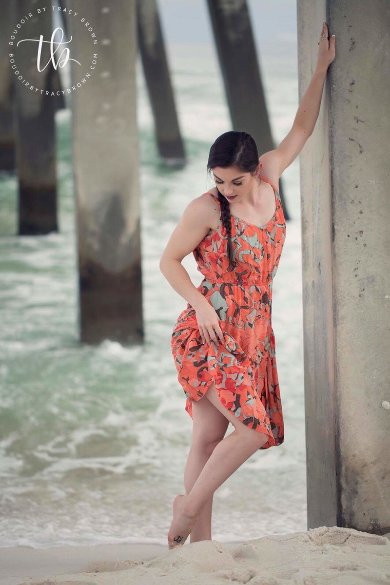 Female model photo shoot of Rae Benda in Navarre Beach, Florida