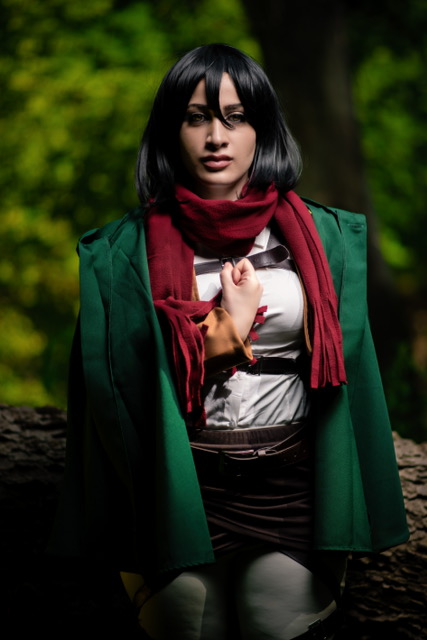 Female model photo shoot of Mikasa