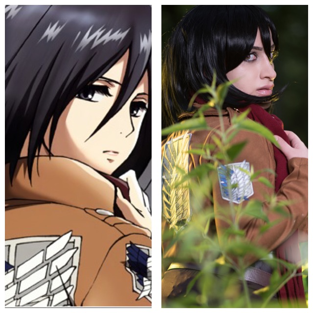 Female model photo shoot of Mikasa