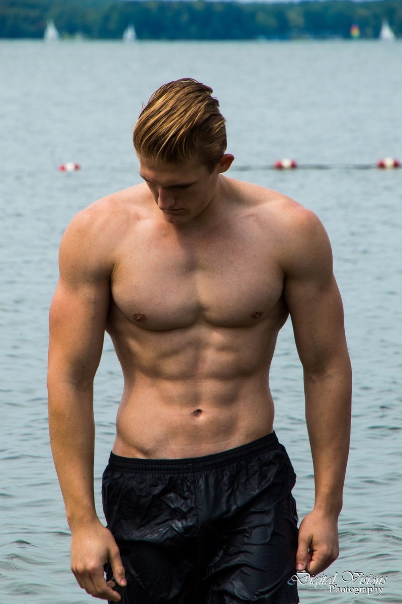 Male model photo shoot of Digital Visions in Pymatuning Lake, Jamestown Beach #1