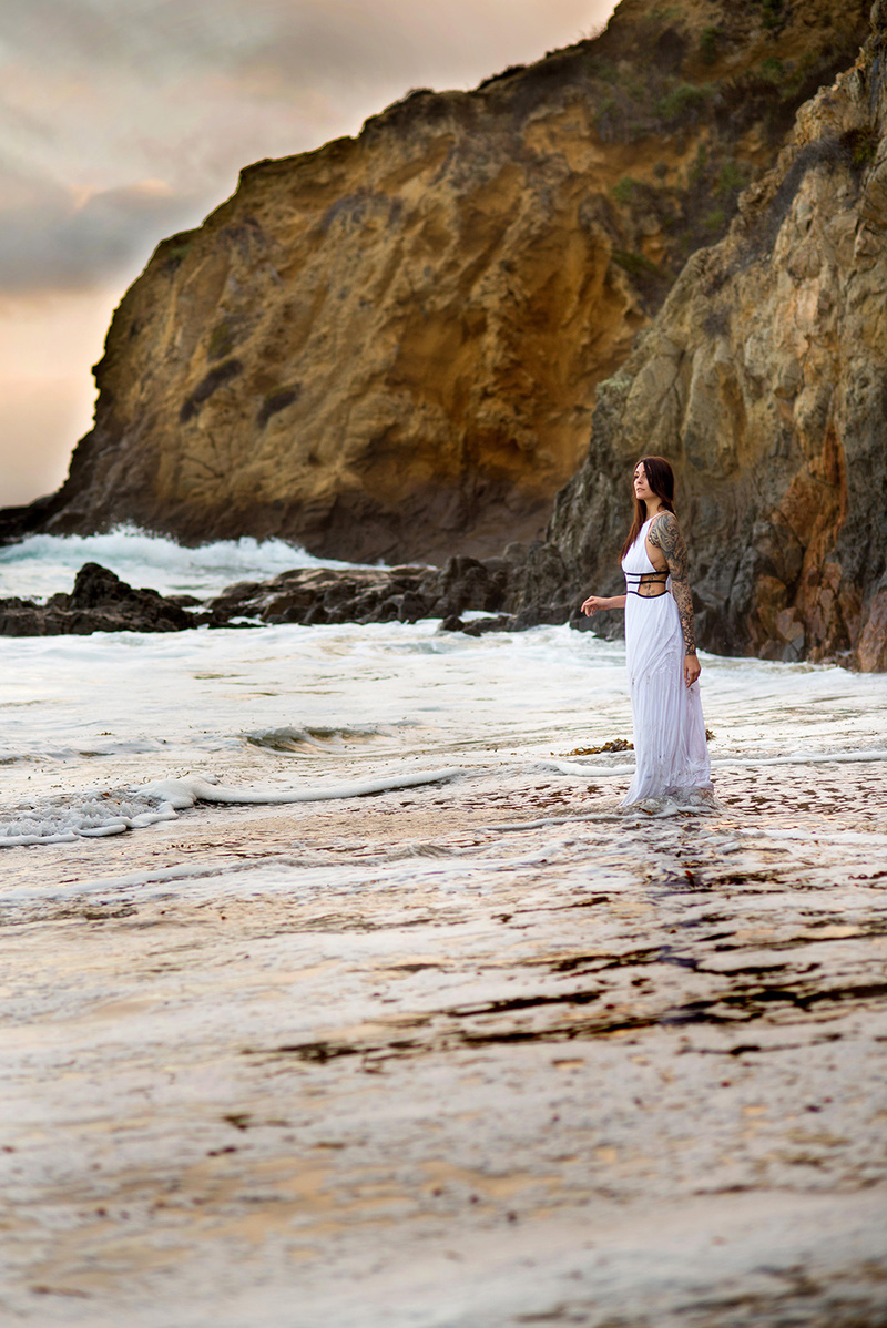 Male and Female model photo shoot of W Jennings Photography and Kate Post in Laguna Beach, CA