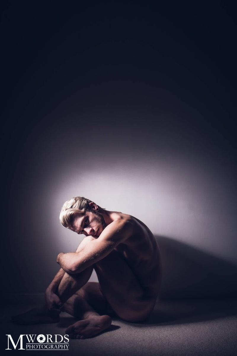 Male model photo shoot of Gabriel Phoenix by MWords Photography