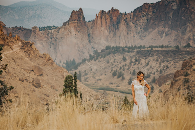 Female model photo shoot of Hope76 by Rebecca Rizzo in Smith Rock, Oregon
