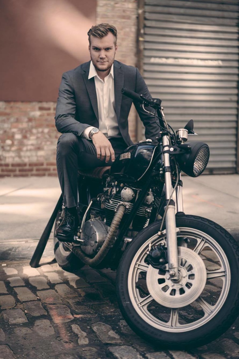 Male model photo shoot of Matthew Jon in Dumbo, Brooklyn