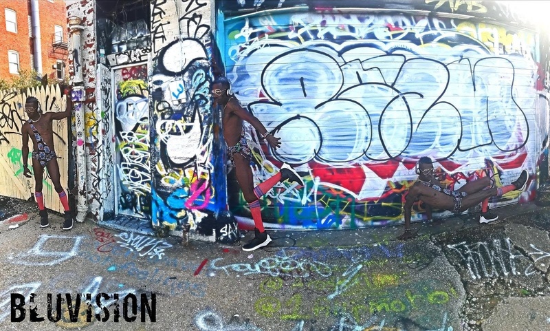 Male model photo shoot of Retro_Tazz in Graffiti alley Baltimore