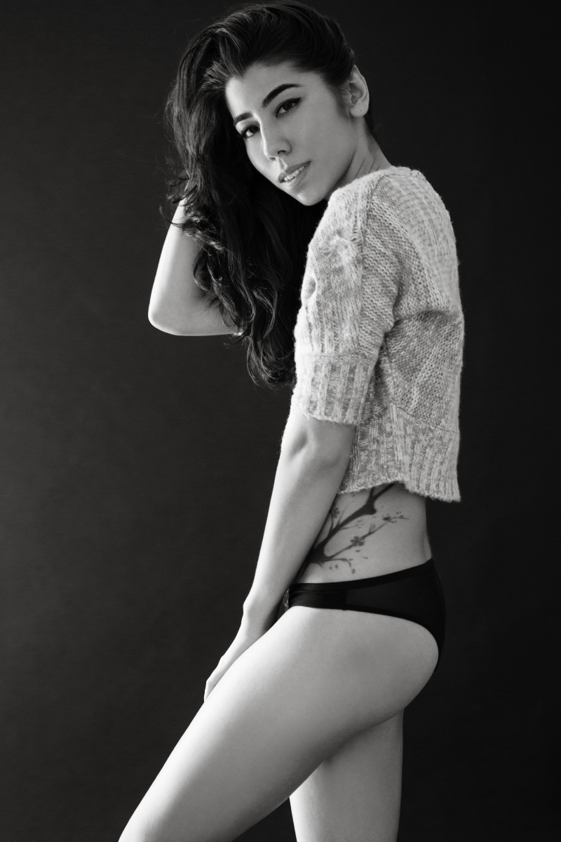 Female model photo shoot of Julia Saori by JRitchiePhoto in Hollywood, CA