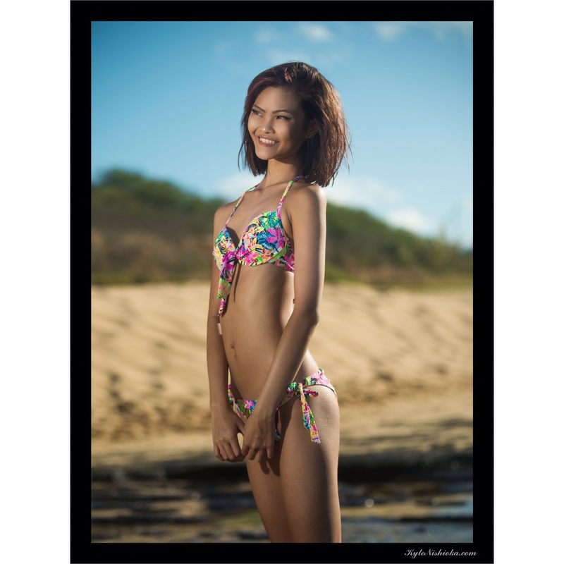 Female model photo shoot of kimmderella98 by Kyle Nishioka in Oahu, Hawaii