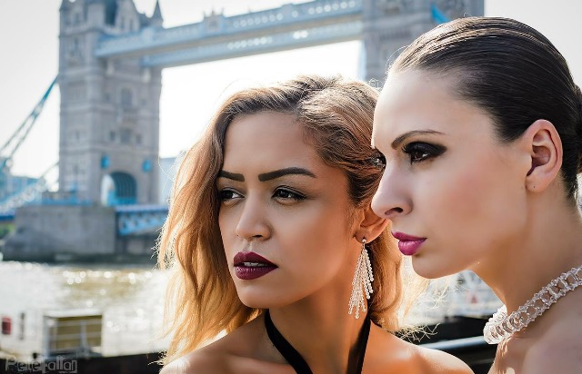 Female model photo shoot of Jana Jurakova in London Tower Hill