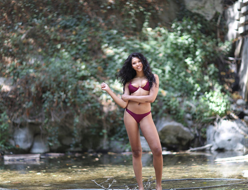 Female model photo shoot of alexis_racheal by PrestigeVideoProduction in hermit falls