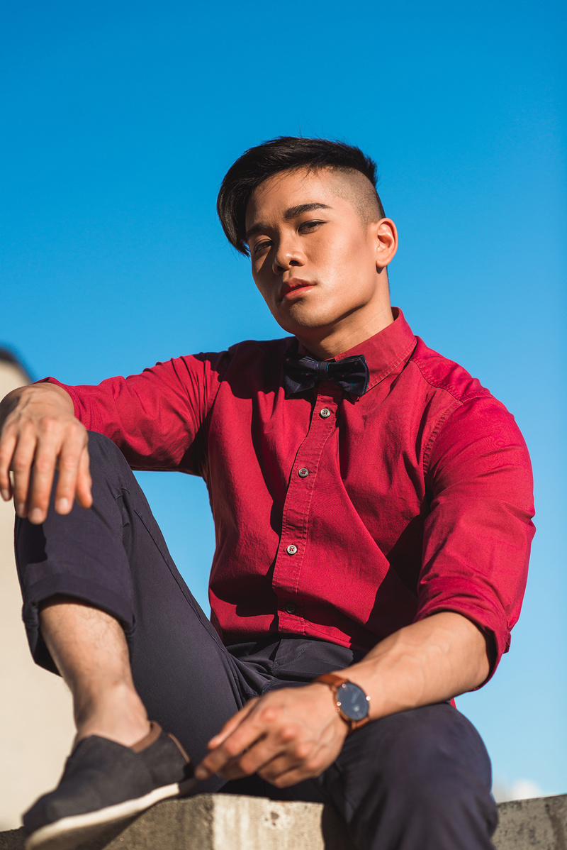 Male model photo shoot of Victor Tse by Jessica Vong