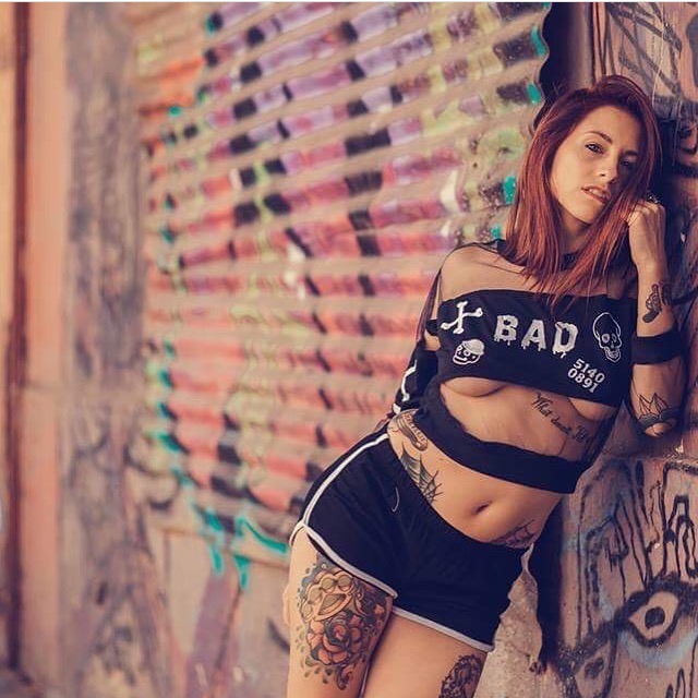Female model photo shoot of Skinbyrd_