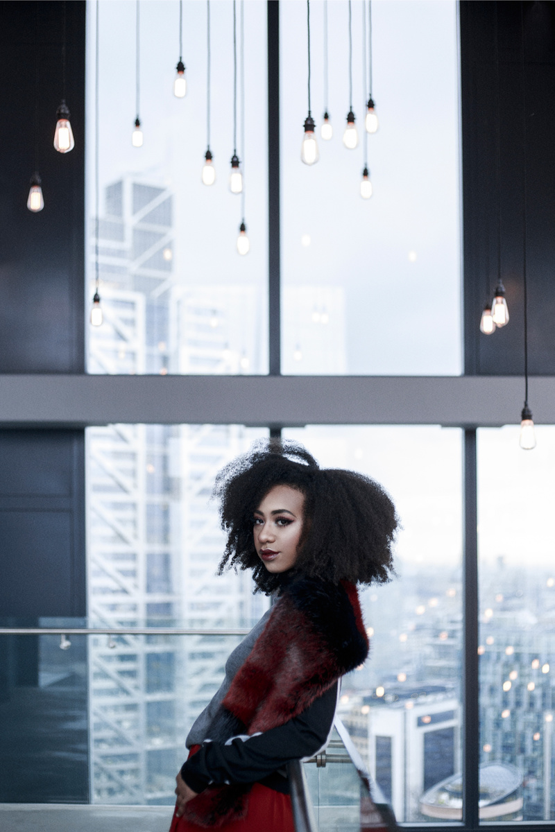Female model photo shoot of stylistnat in London