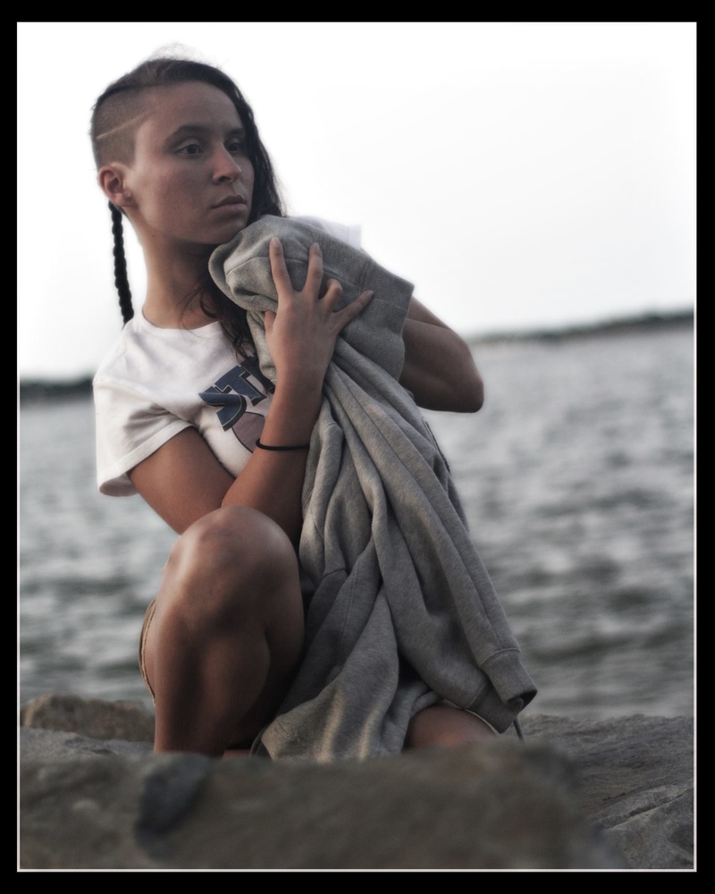 Female model photo shoot of Anna Marie Darkholme by jerrell edwards in Yorktown Beach