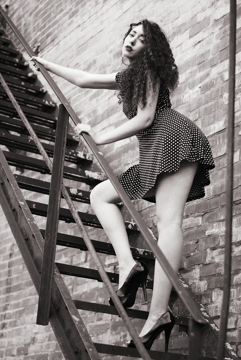 Female model photo shoot of Adubyo in Bricktown, Oklahoma City