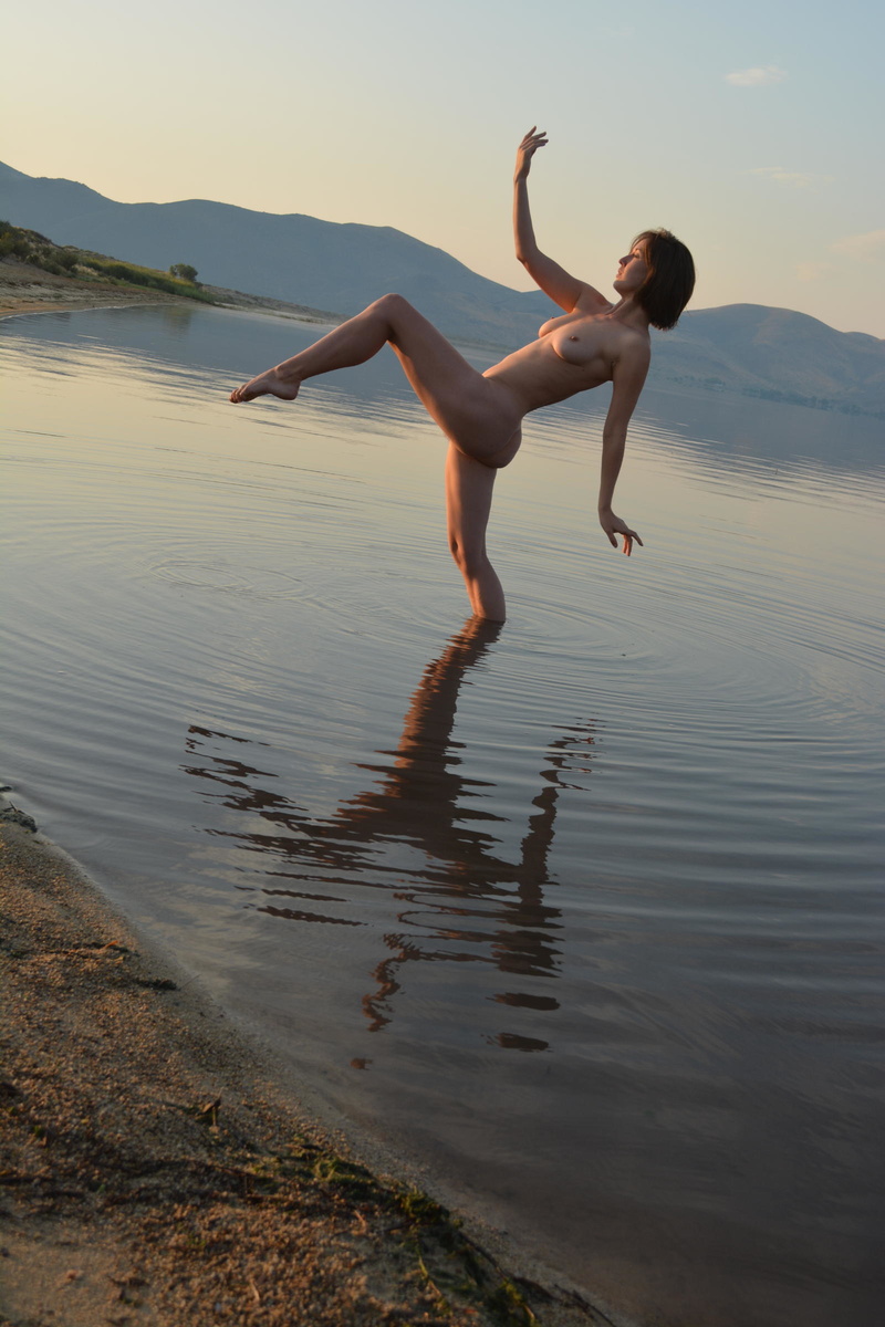 Male and Female model photo shoot of Rick Mackintosh and Nym Faea in Washoe Lake