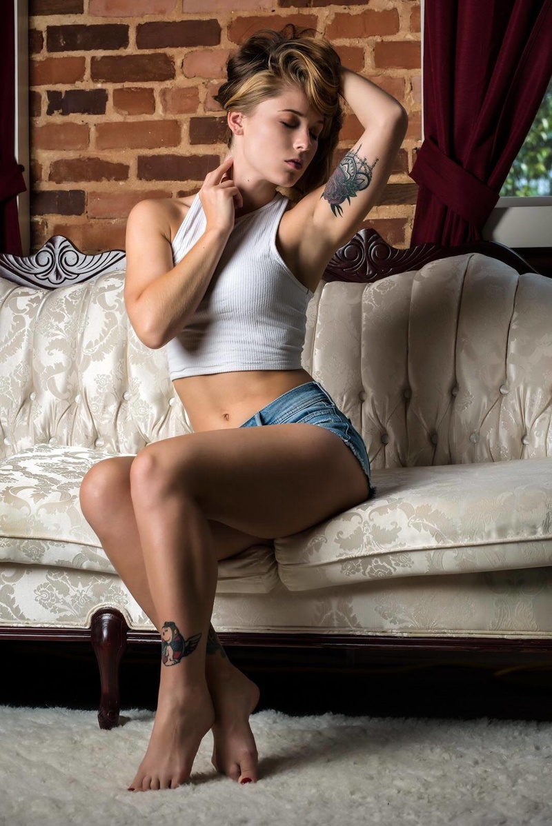 Female model photo shoot of CarrieHmodel by Rocket Queen Imaging
