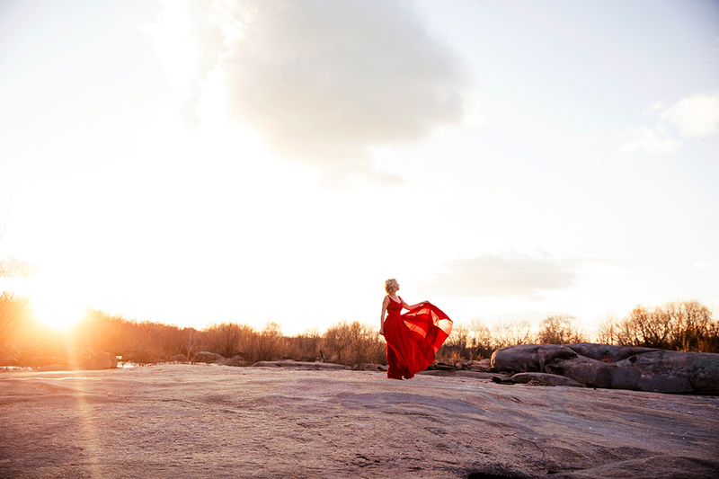 Female model photo shoot of Katie Cominsky in James River Richmond, VA