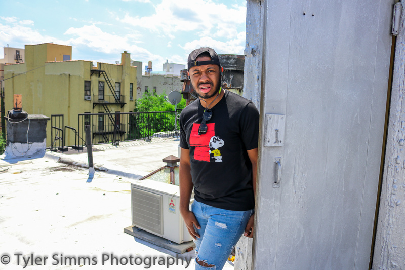 Male model photo shoot of Tyler Simms in Harlem NY