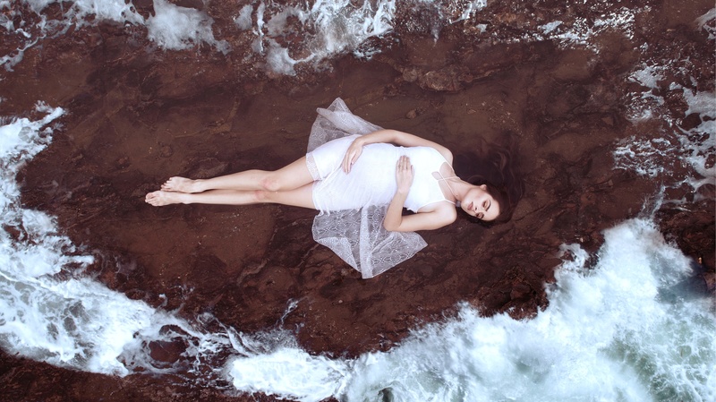 Female model photo shoot of Michaela Maffe-Morris in White Point, Palos Verdes, CA