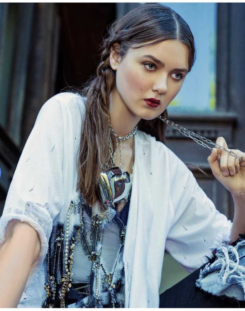 Female model photo shoot of Violetta Makeup Artist