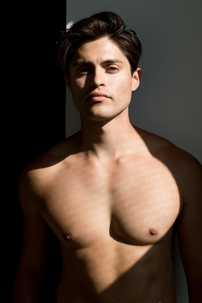 Male model photo shoot of Andre Reyes by Benjamin Veronis in Los Angeles, CA