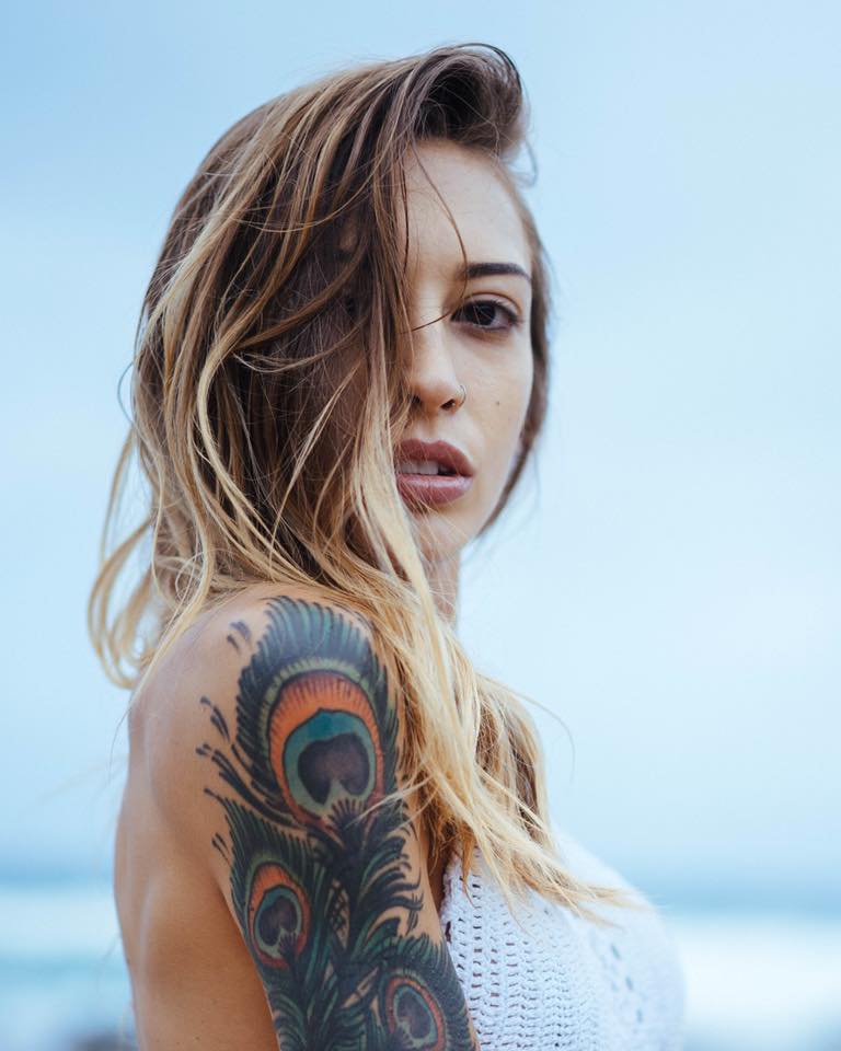 Female model photo shoot of Brittney_Doull in Honolua Bay, HI