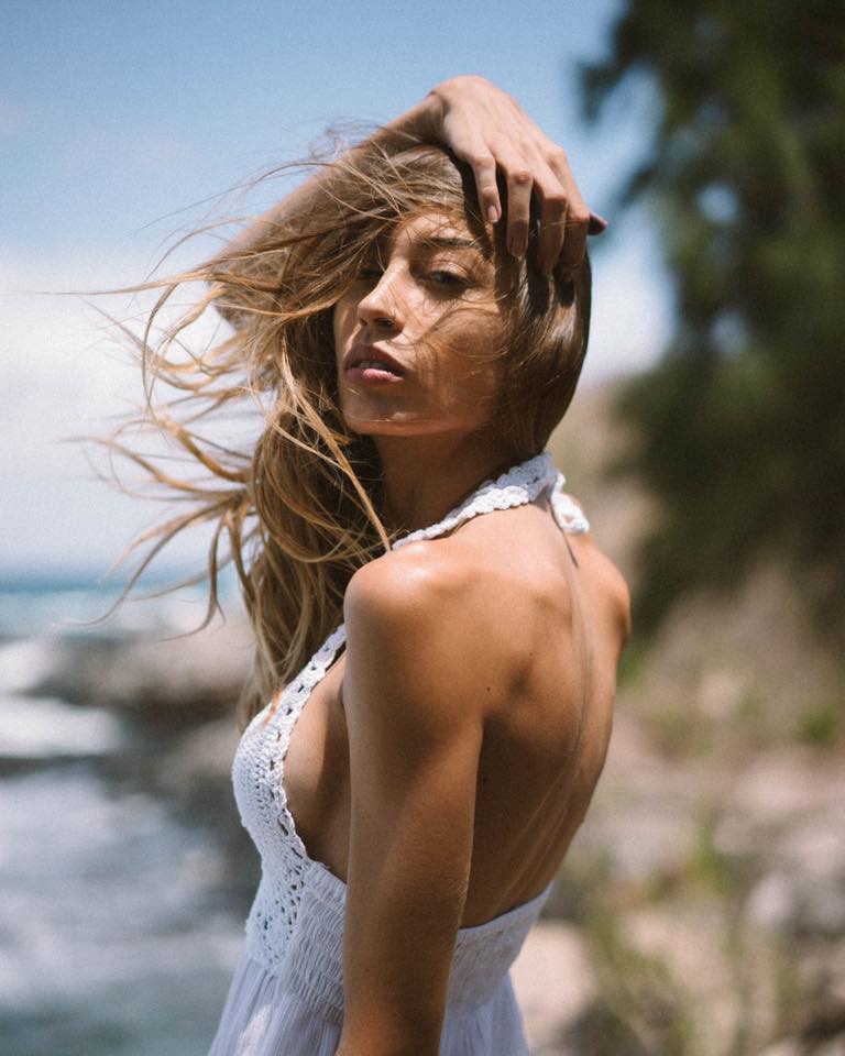 Female model photo shoot of Brittney_Doull in Honolua Bay, HI