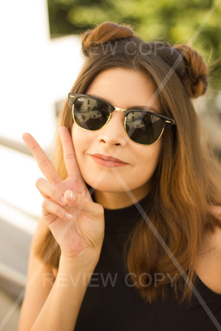 Female model photo shoot of ElizabethMore in Little Tokyo, California
