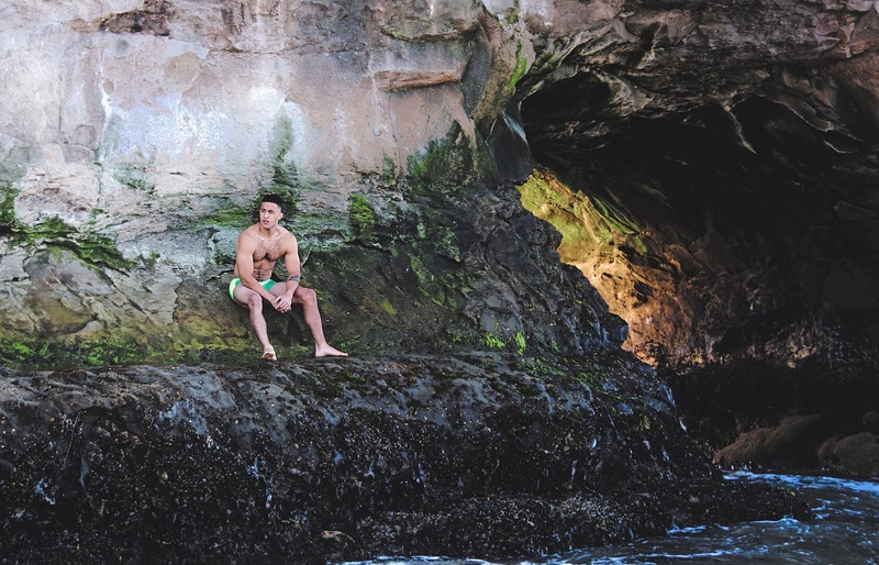 Male model photo shoot of yagosf in Natural Bridges Beach, Santa Cruz